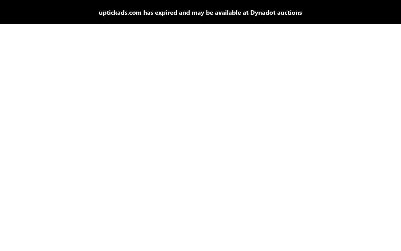 UptickAds website screenshot