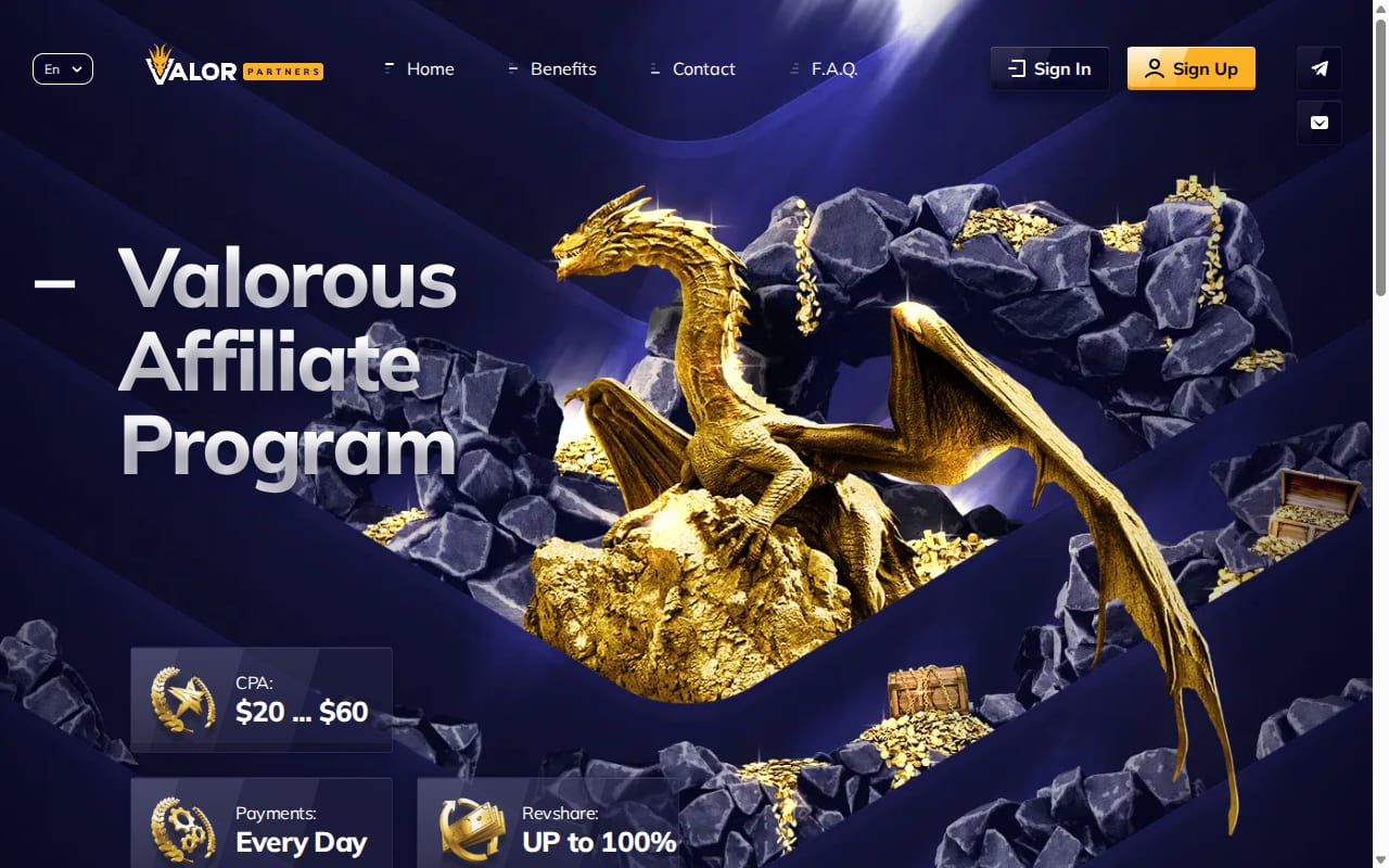 ValorPartners website screenshot