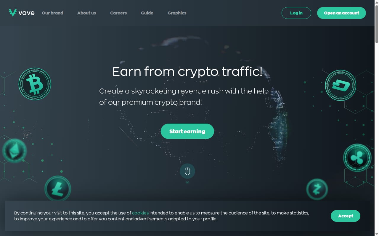 Vave Partners website screenshot