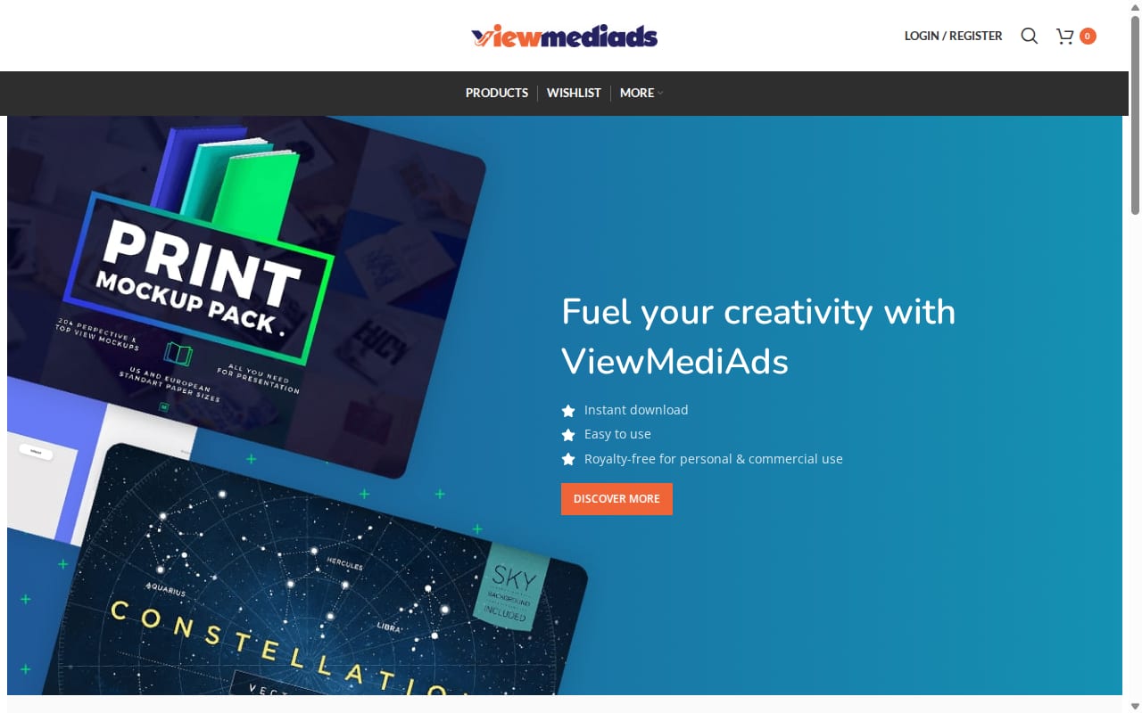 ViewMediAds 網站截圖