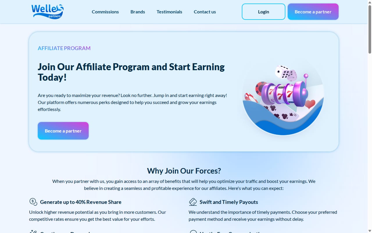 Welle Partners website screenshot