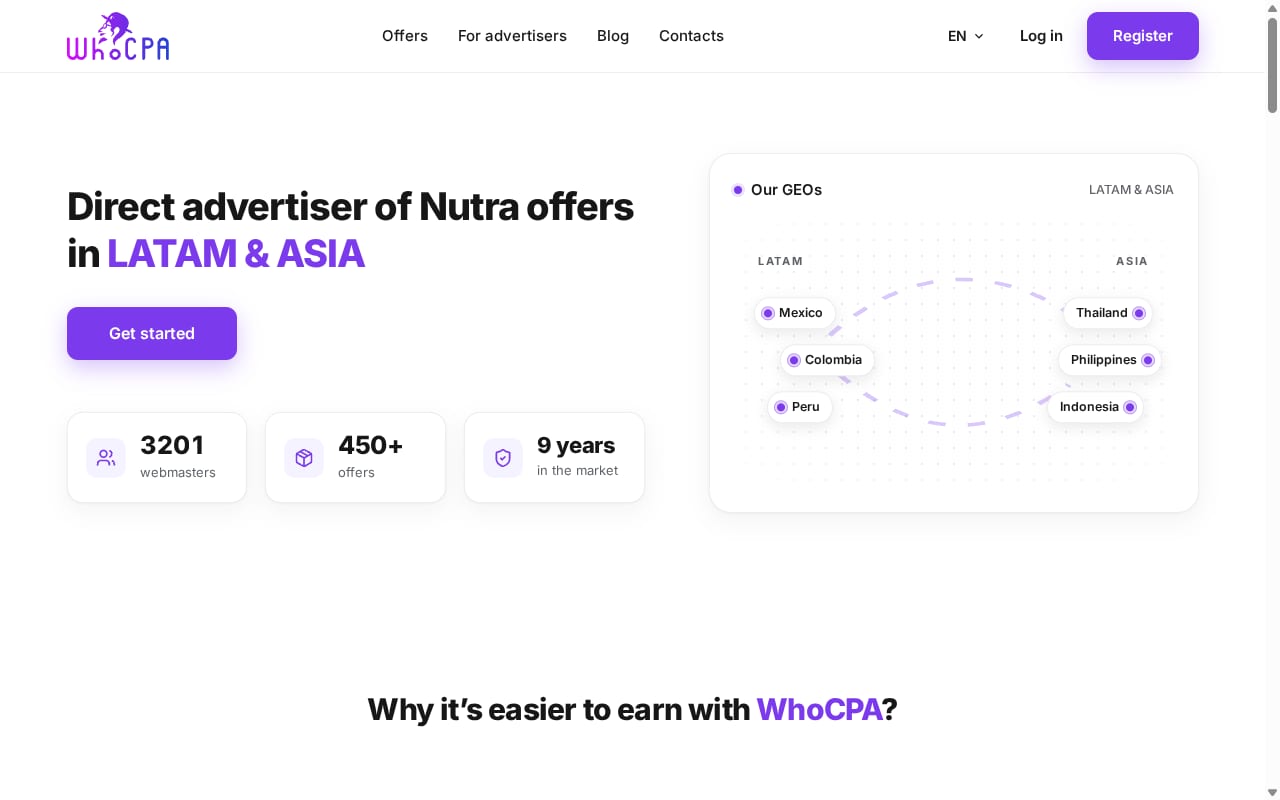 WhoCPA website screenshot