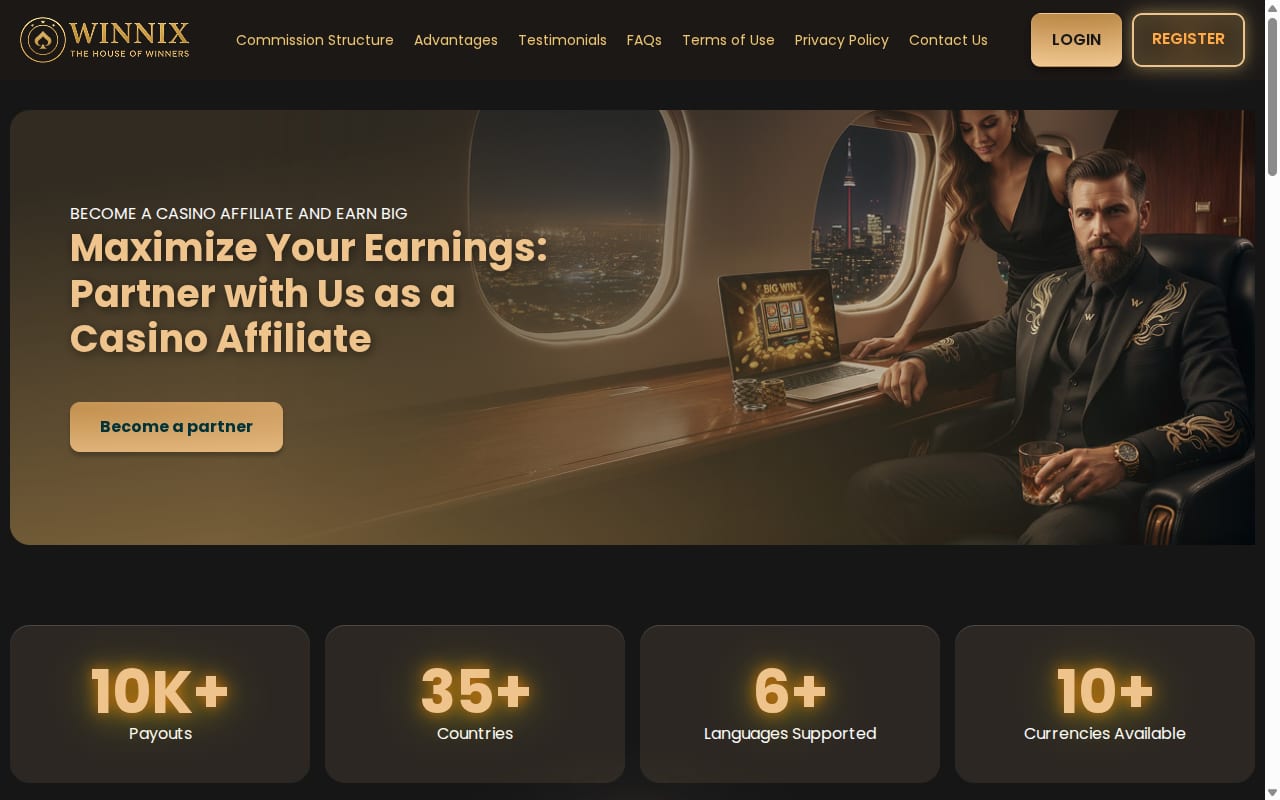 Winnix Partners website screenshot