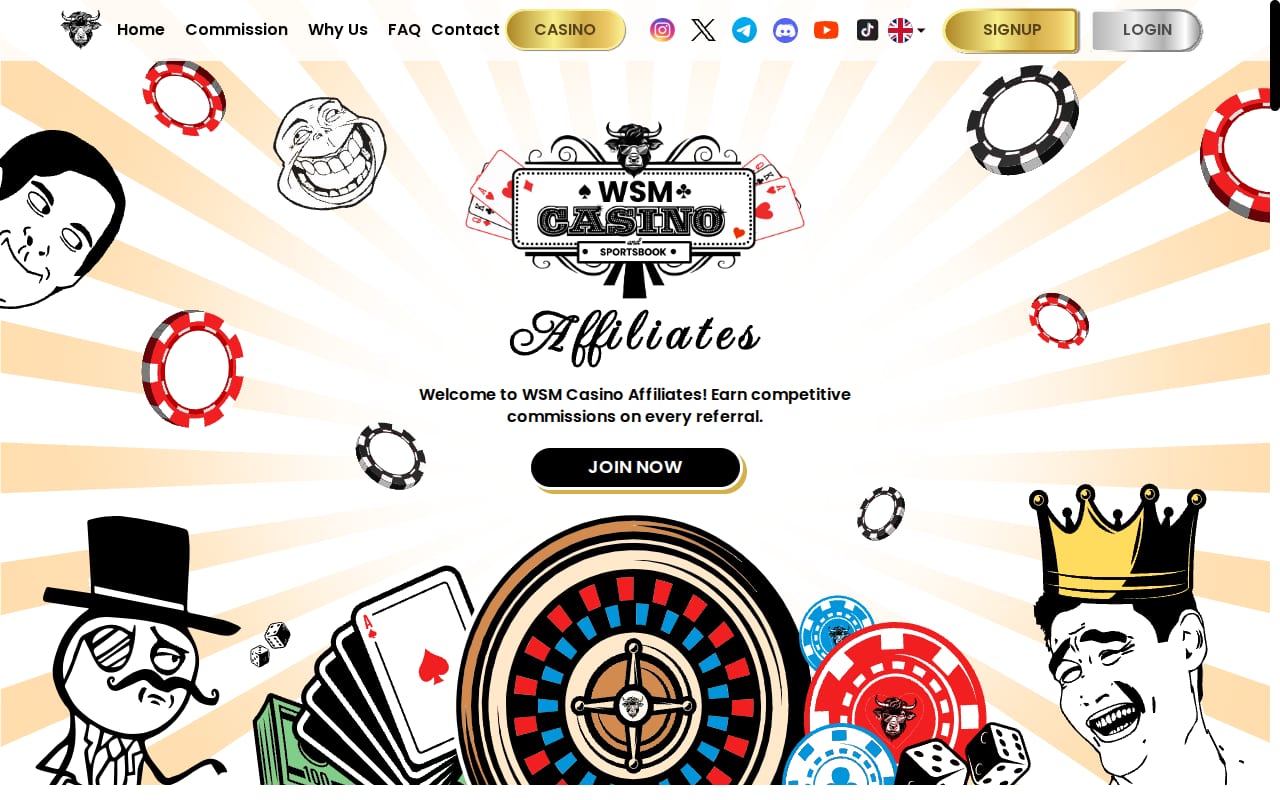 WSM Affiliates website screenshot
