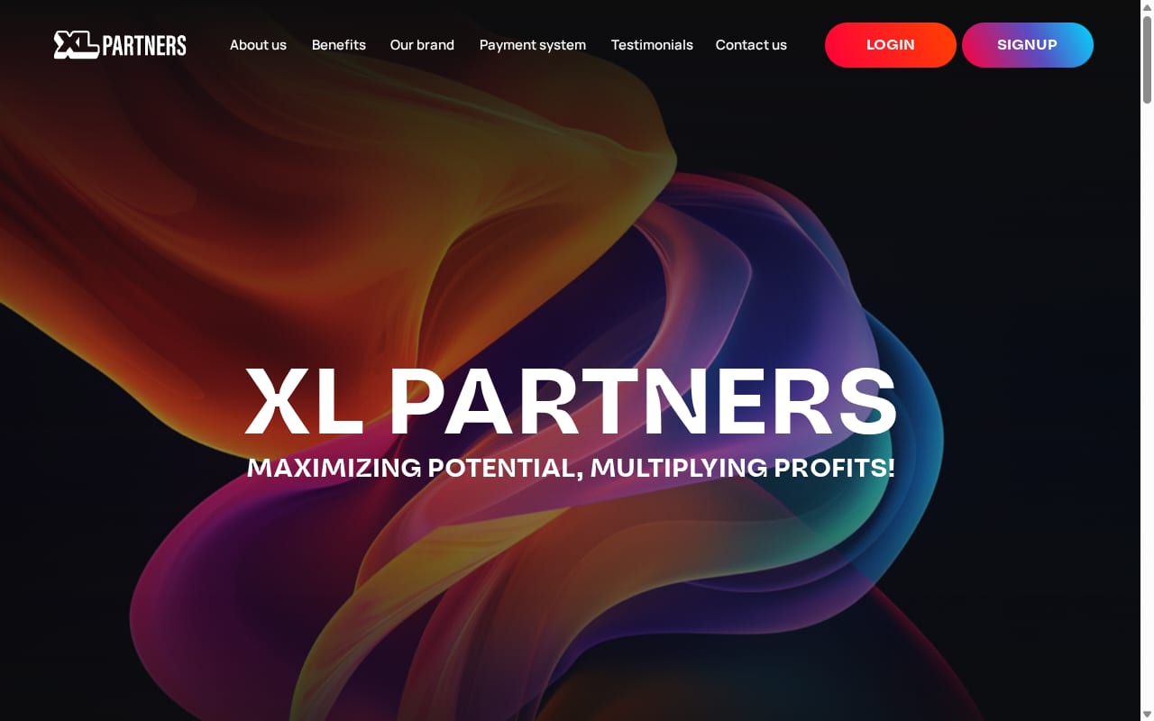 XL Partners website screenshot