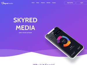 SkyRedMedia 標誌
