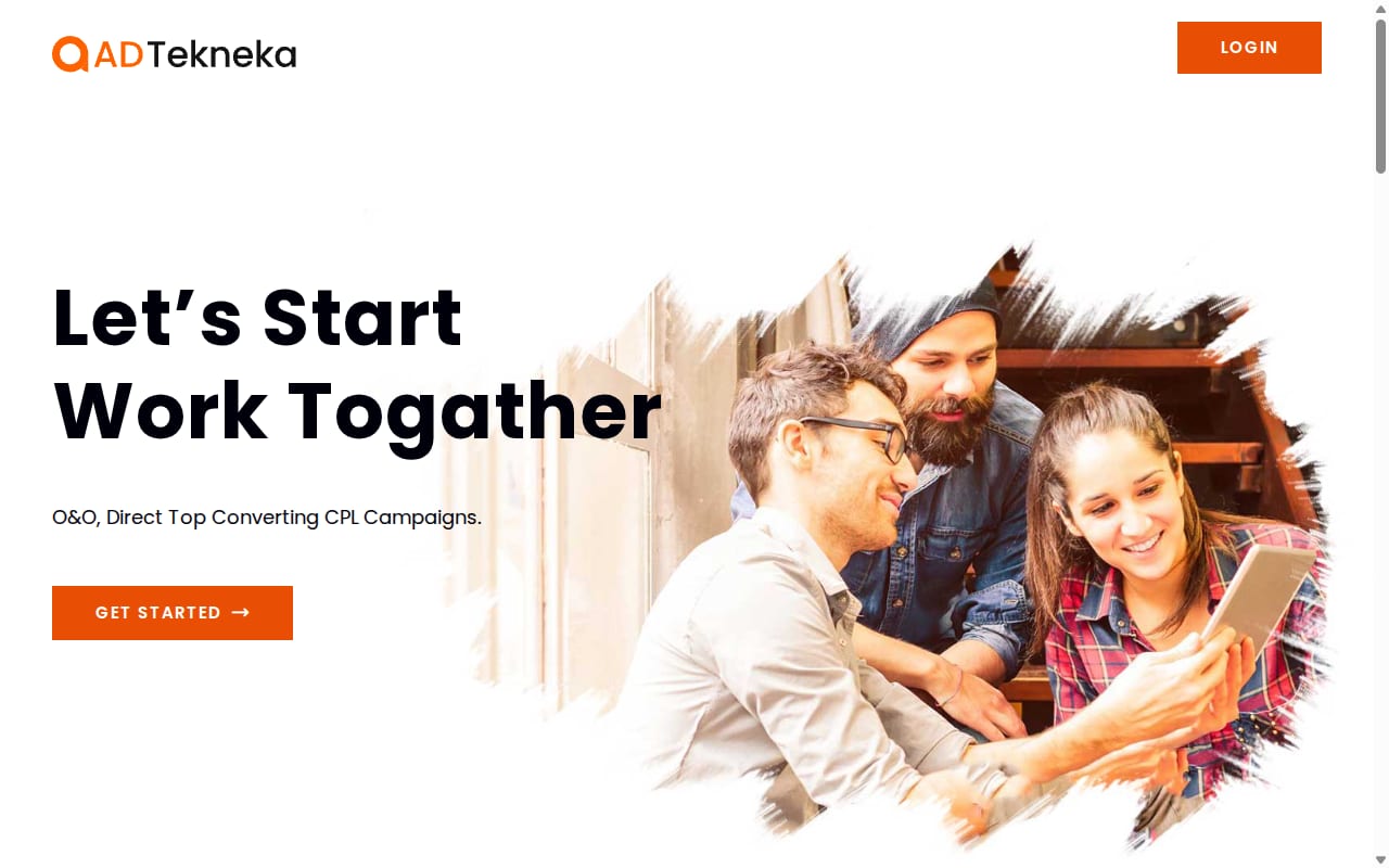 ADTekneka website screenshot