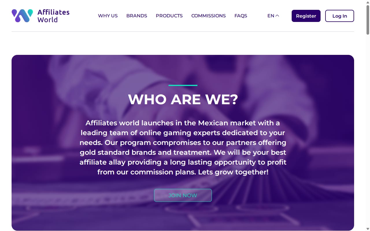 Affiliates World website screenshot