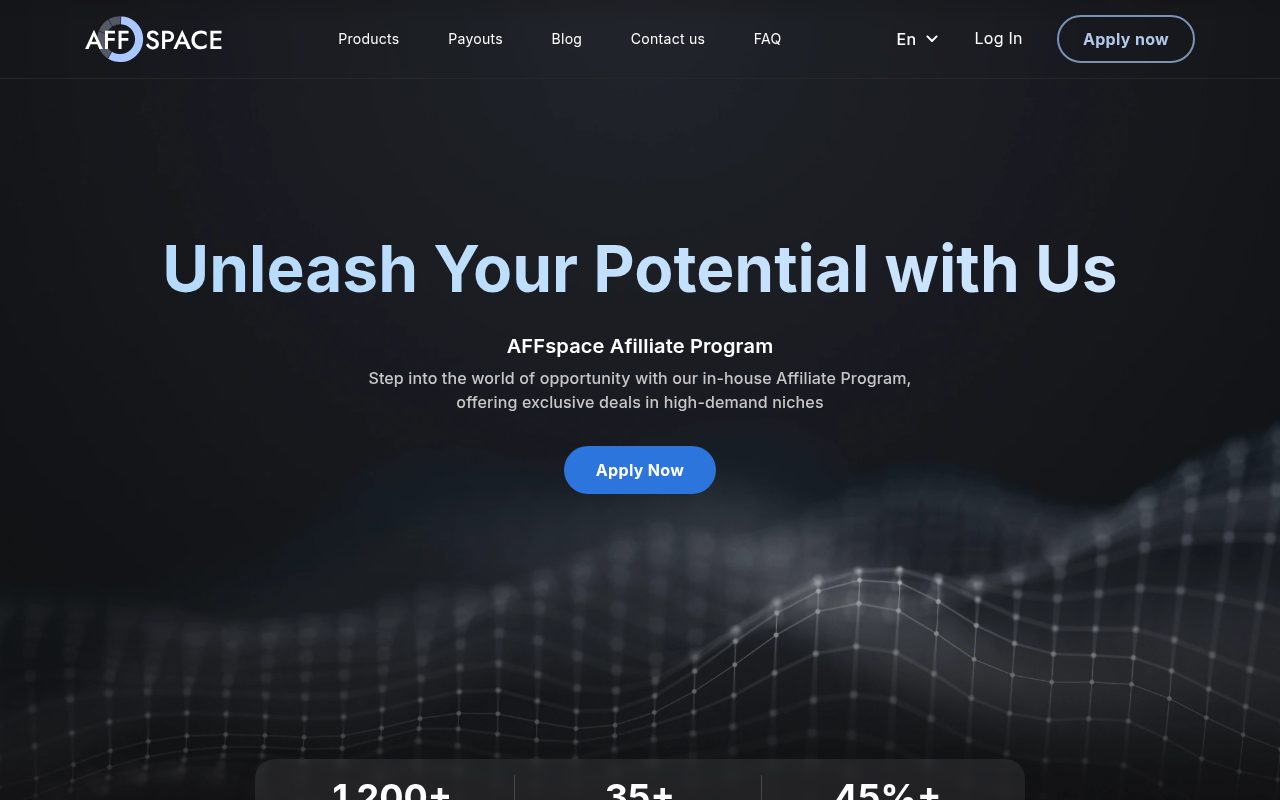 AFFspace website screenshot