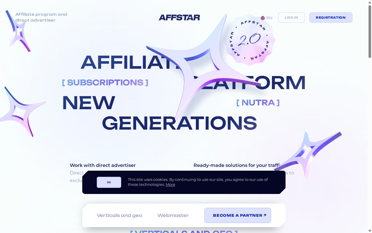AFFSTAR website screenshot