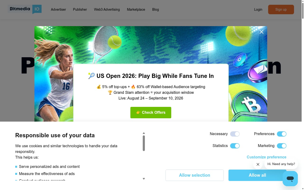 Bitmedia website screenshot