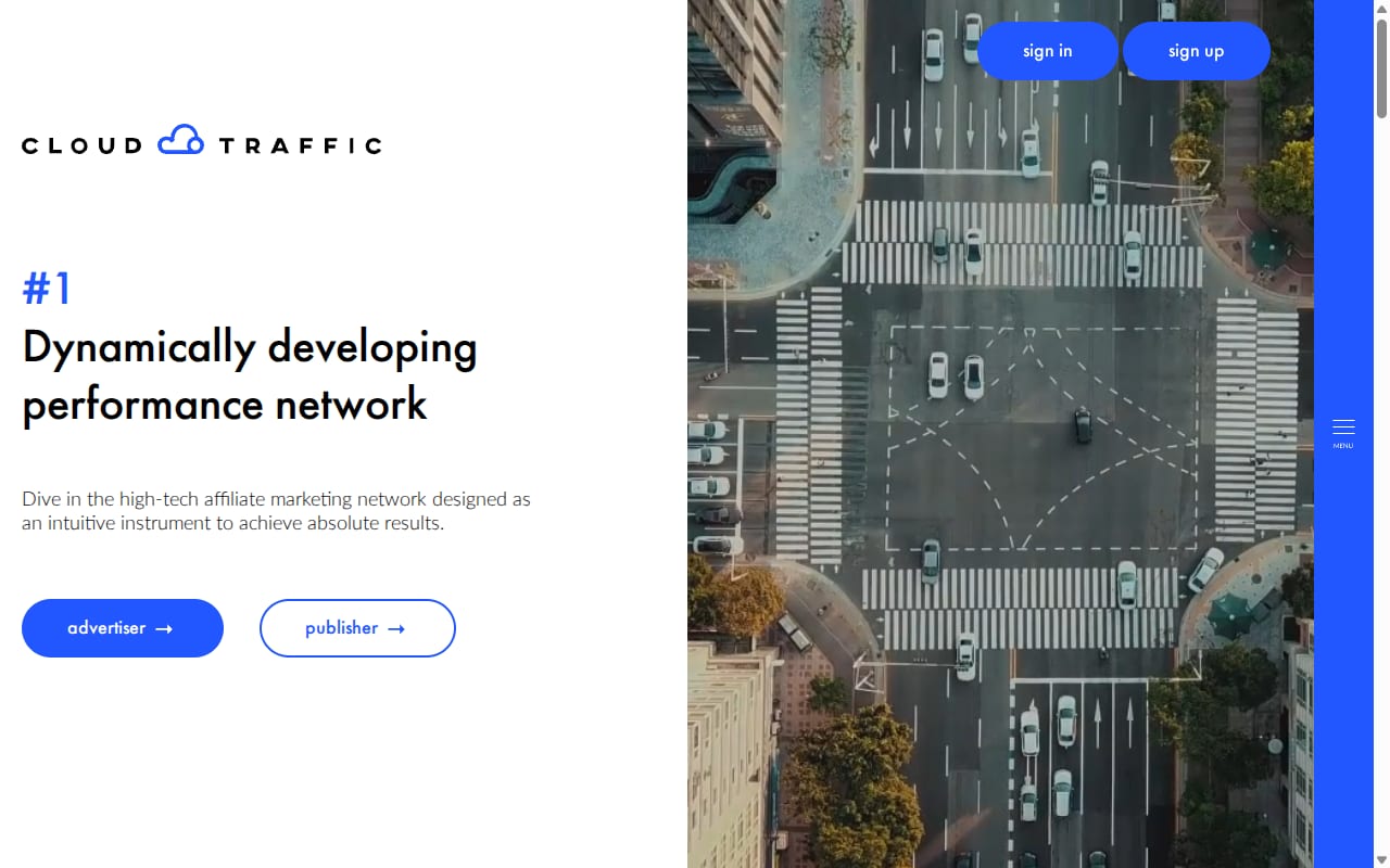 CloudTraffic website screenshot