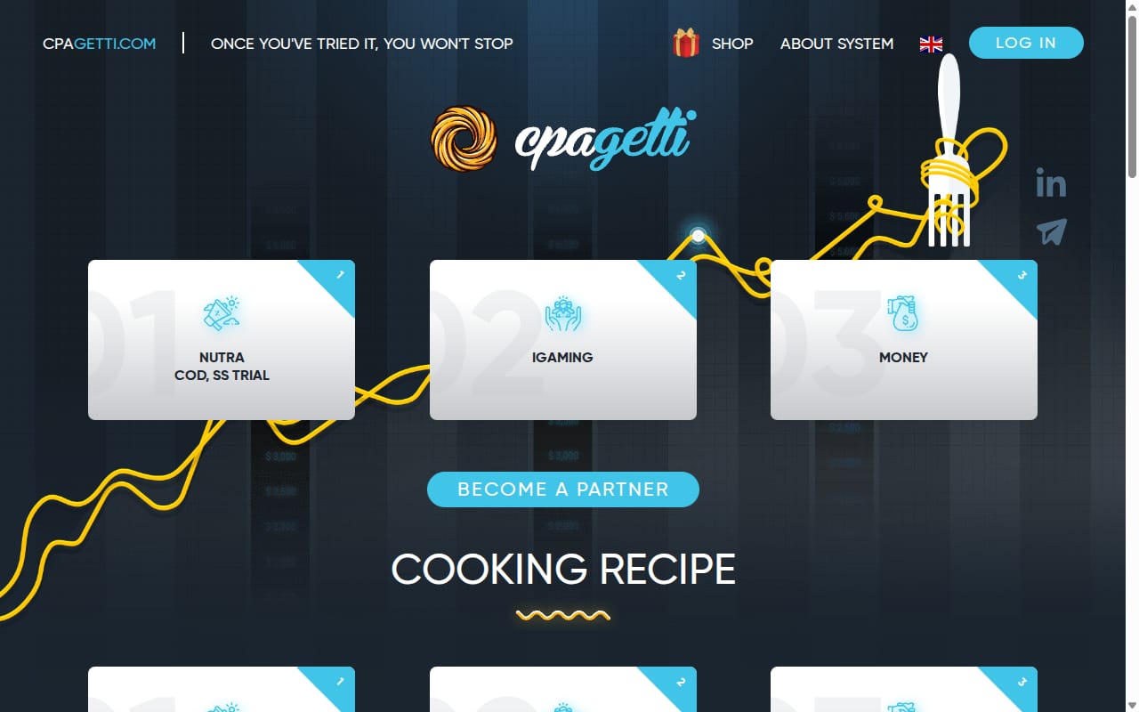 CPAgetti website screenshot