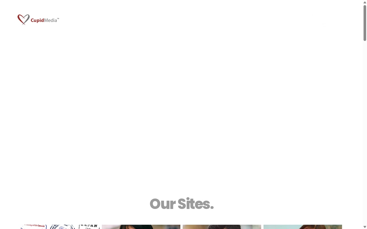 Cupid Media website screenshot