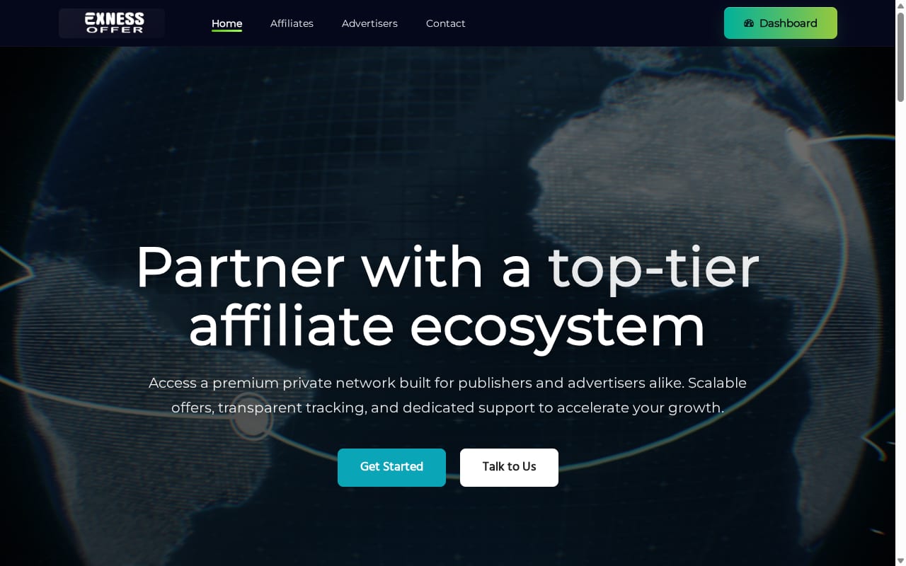 Exness Offer website screenshot
