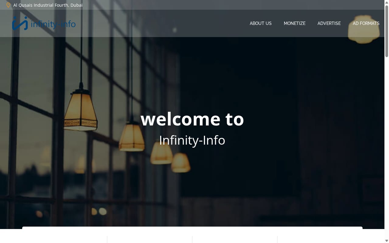 Infinity-Info website screenshot