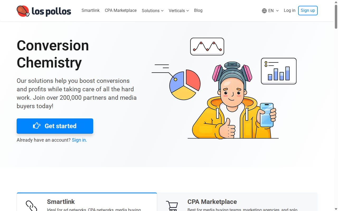 LosPollos website screenshot