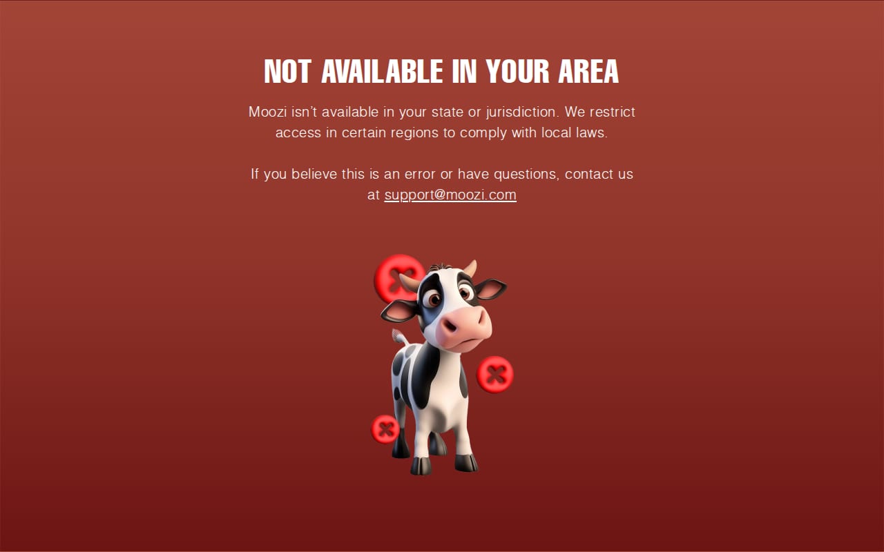 Moozi Affiliate Program website screenshot