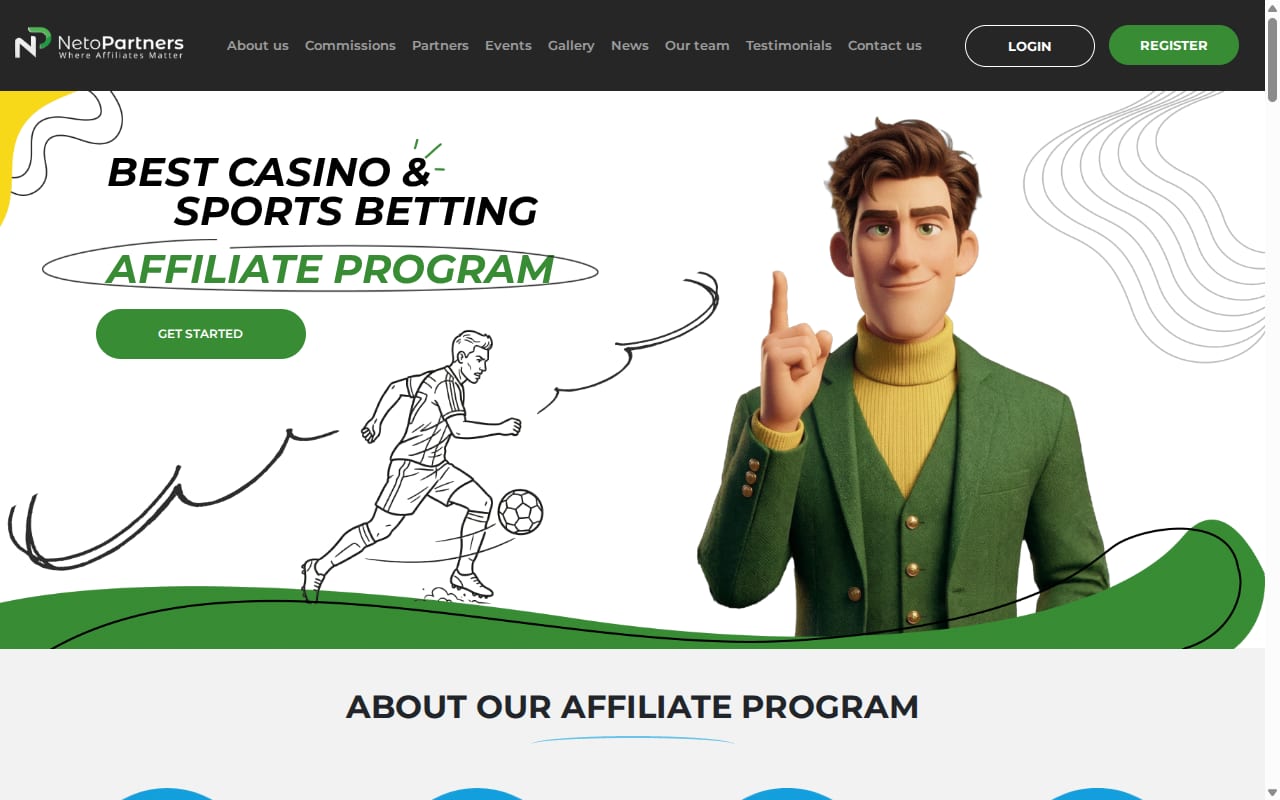 NetoPartners website screenshot