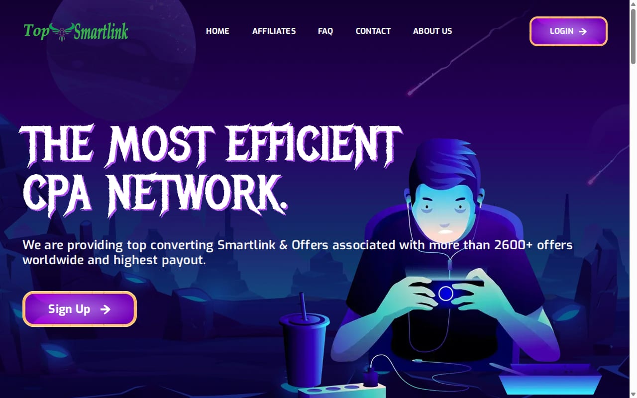TopSmartlink website screenshot