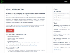 12Go Affiliate Program logo